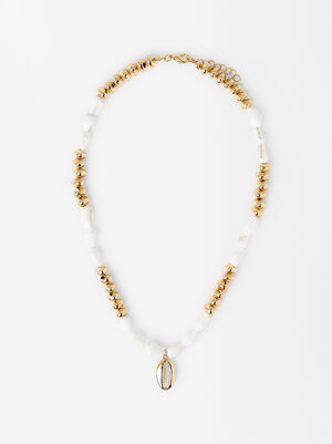 Shell Necklace With Seashell