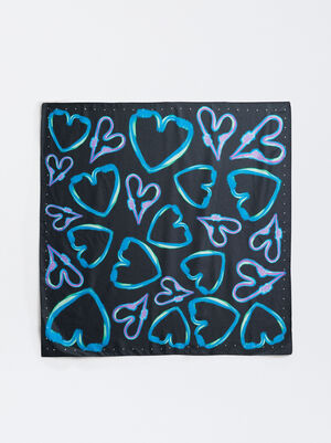 Hearts Square Neckerchief image number 3.0
