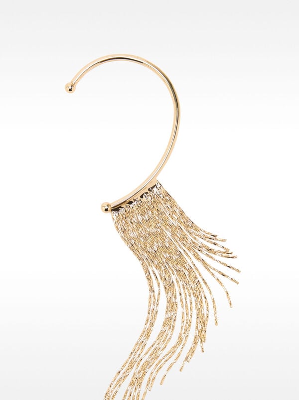 Individual earcuff with fringes
