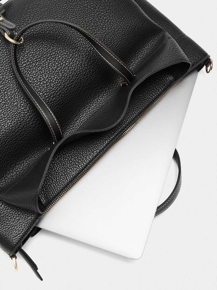 13" laptop bag with crossbody strap