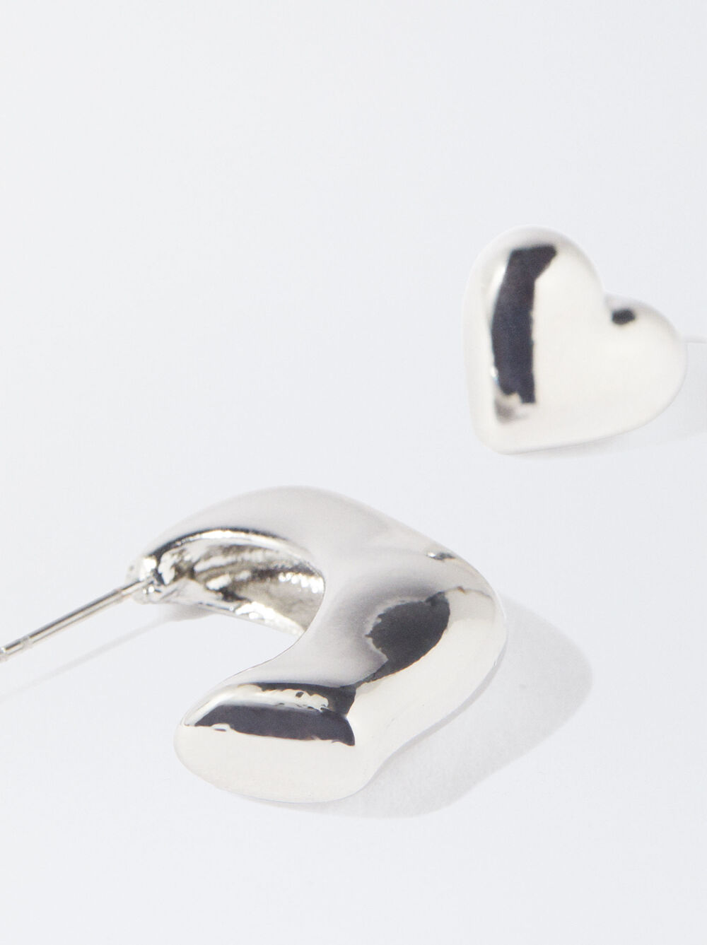 Set Of Silver-Plated Earrings