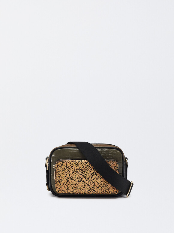 Leather Crossbag , Multicolor, hi-res
