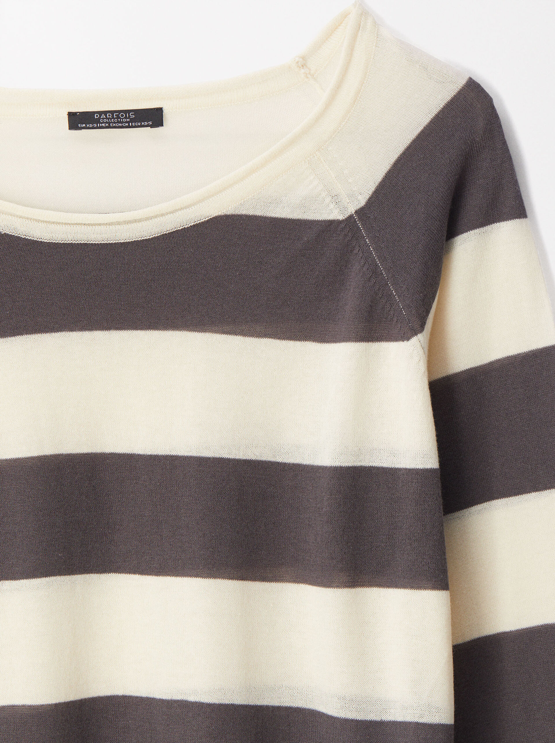 Striped Knit Sweater image number 6.0