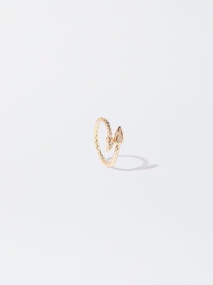 Golden Snake Ring image number 2.0