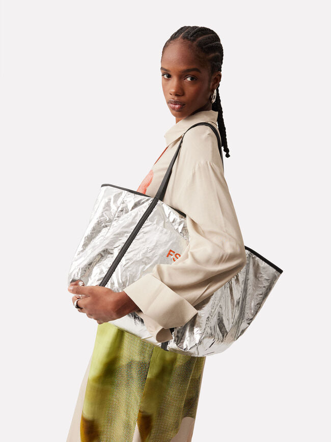 Personalized Metallic Shopper Bag L image number 1.0