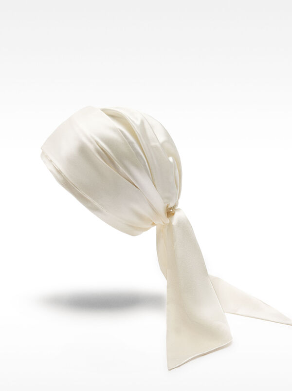 Satin turban hat