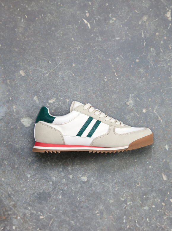 Sapatilhas Desportivas Combinadas, Verde, hi-res