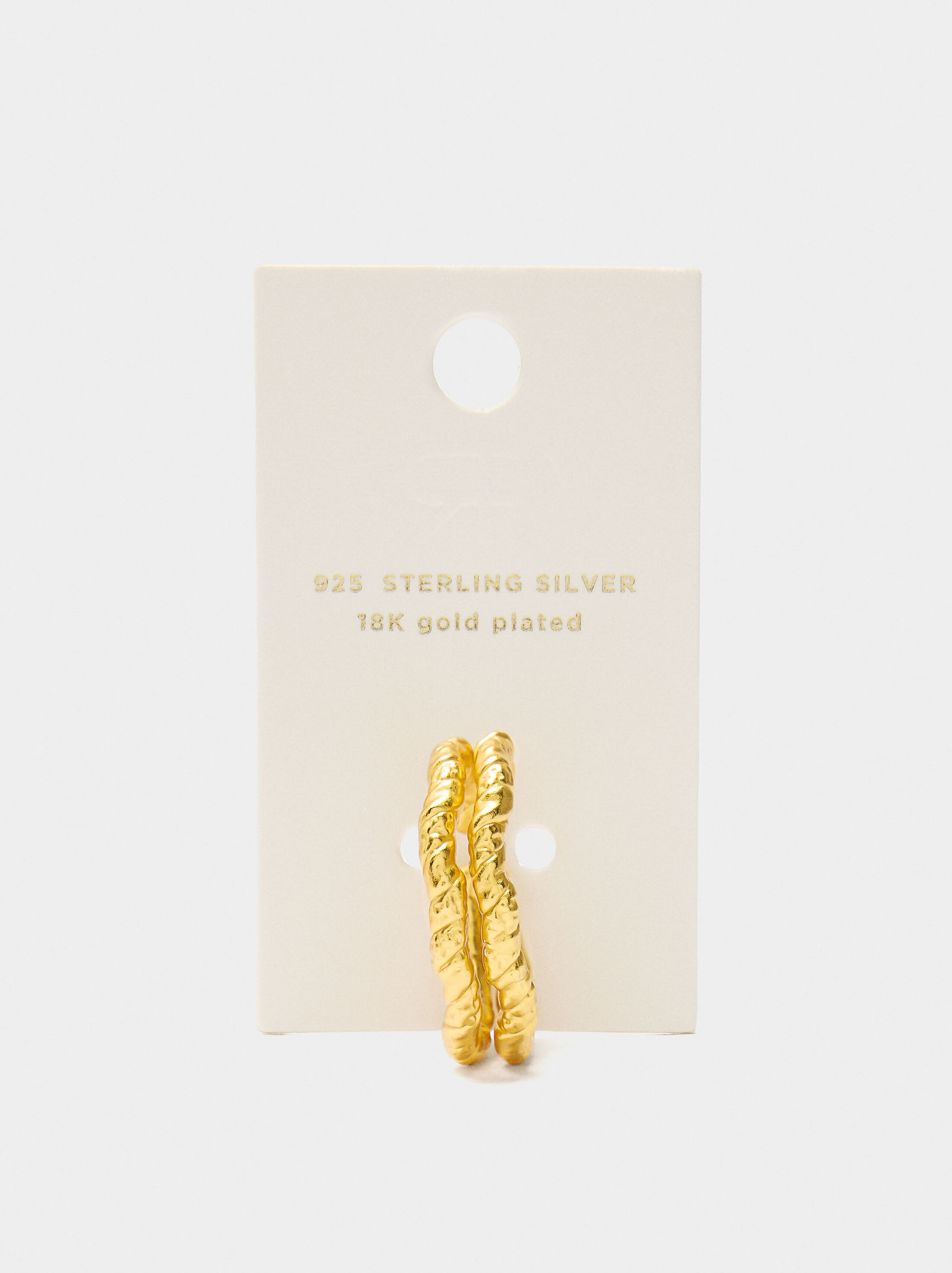 Irregular ring with double effect - 925 sterling silver image number 3.0