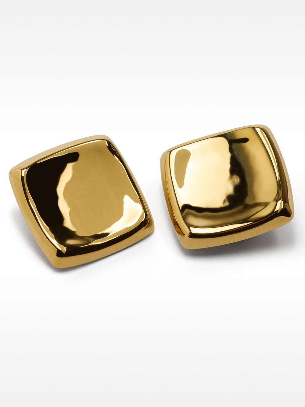 Quadratische Ohrringe – Edelstahl