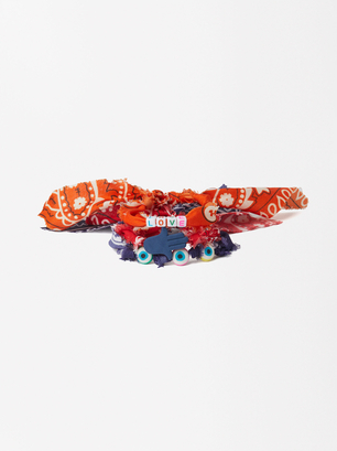 Ensemble Bracelet Foulard, Multicolore, hi-res