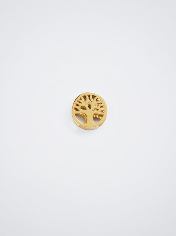 Online Exclusive - Stainless Steel Tree Of Life Charm, , hi-res