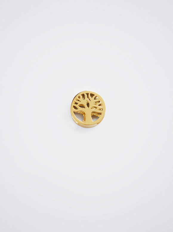 Online Exclusive - Stainless Steel Tree Of Life Charm, , hi-res