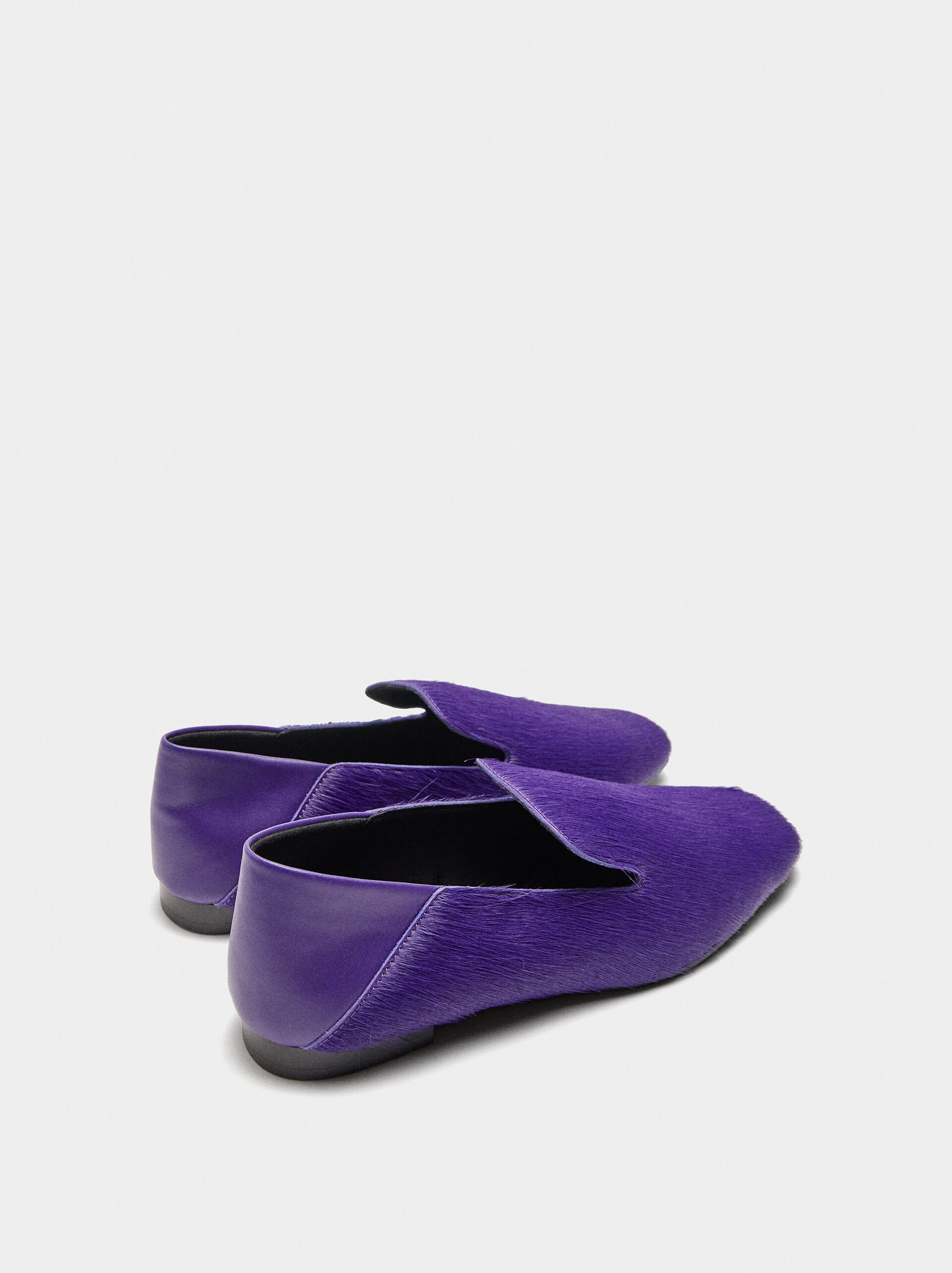Chaussures plates en cuir image number 3.0