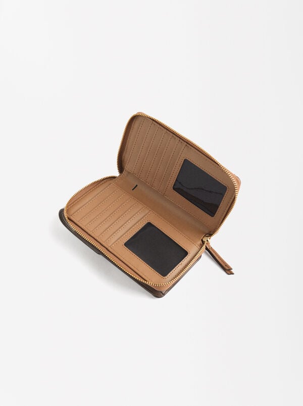 Phone bag with flap closure