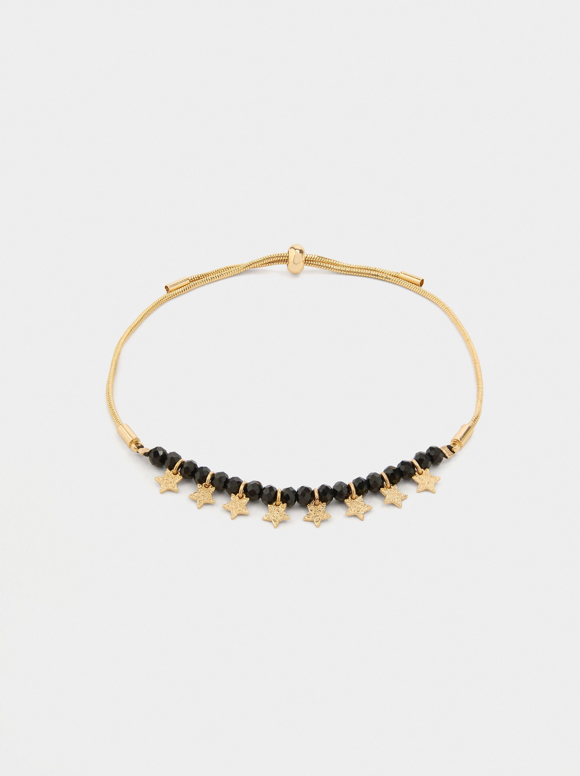 Verstellbares Armband aus Glasperlen mit Sternen image number 0.0