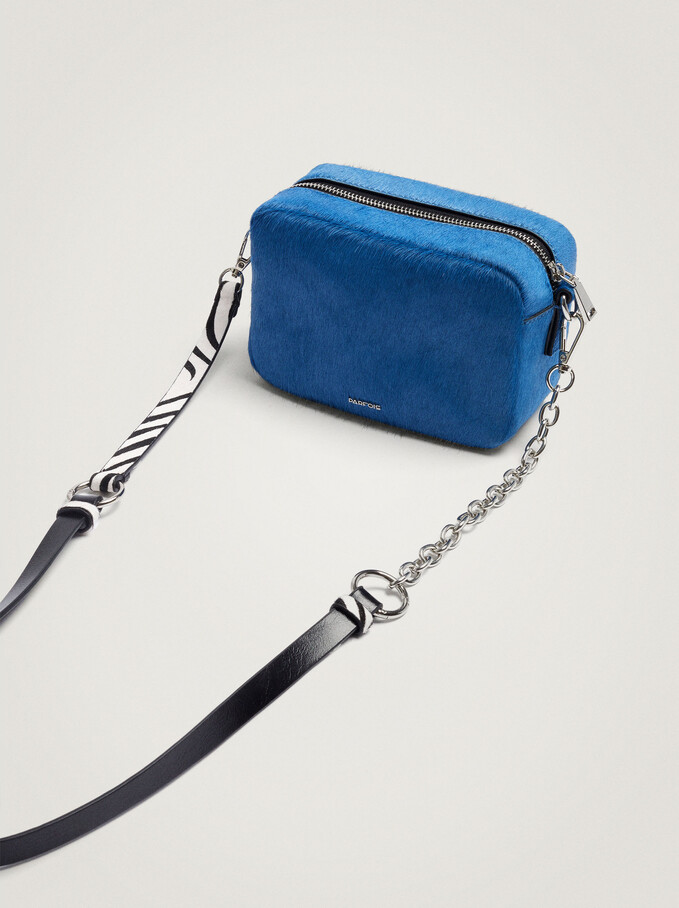 Crossbody Bag With Multiway Strap, Blue, hi-res