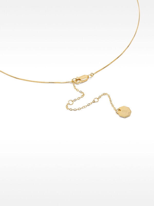 Necklace with moons and crystals - 925 sterling silver