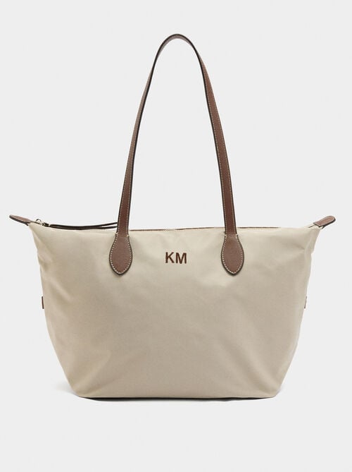 Nylon shopper bag L