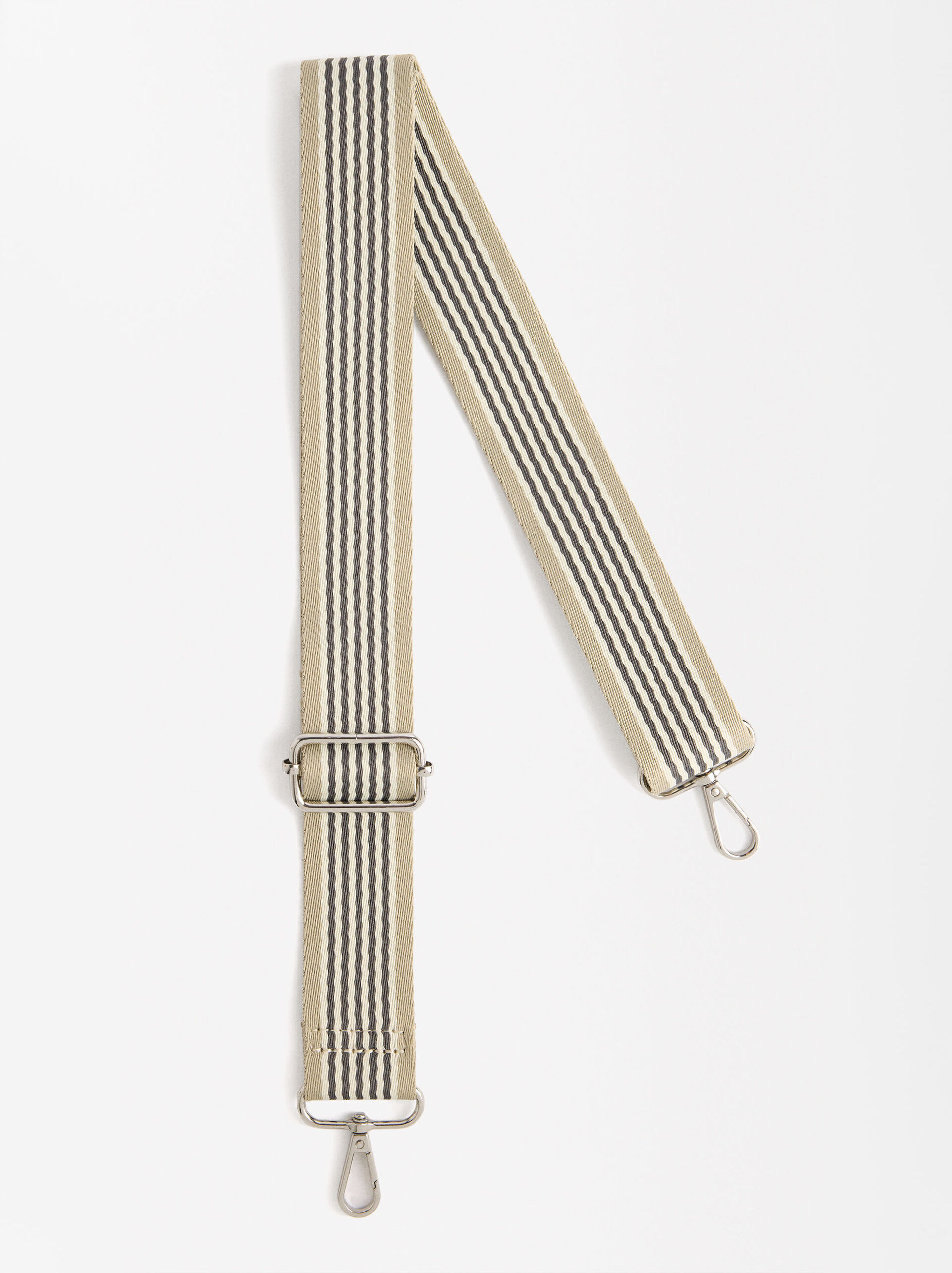 Striped shoulder strap image number 0.0