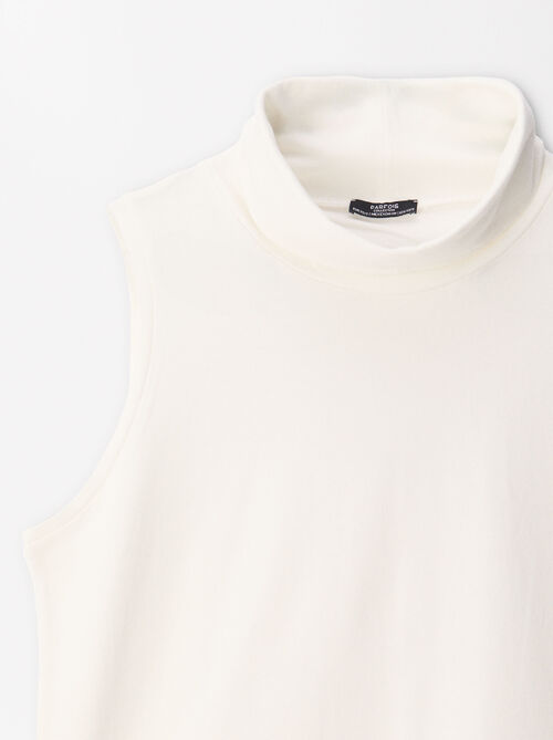 100% Cotton High Neck T-Shirt - Online Exclusive