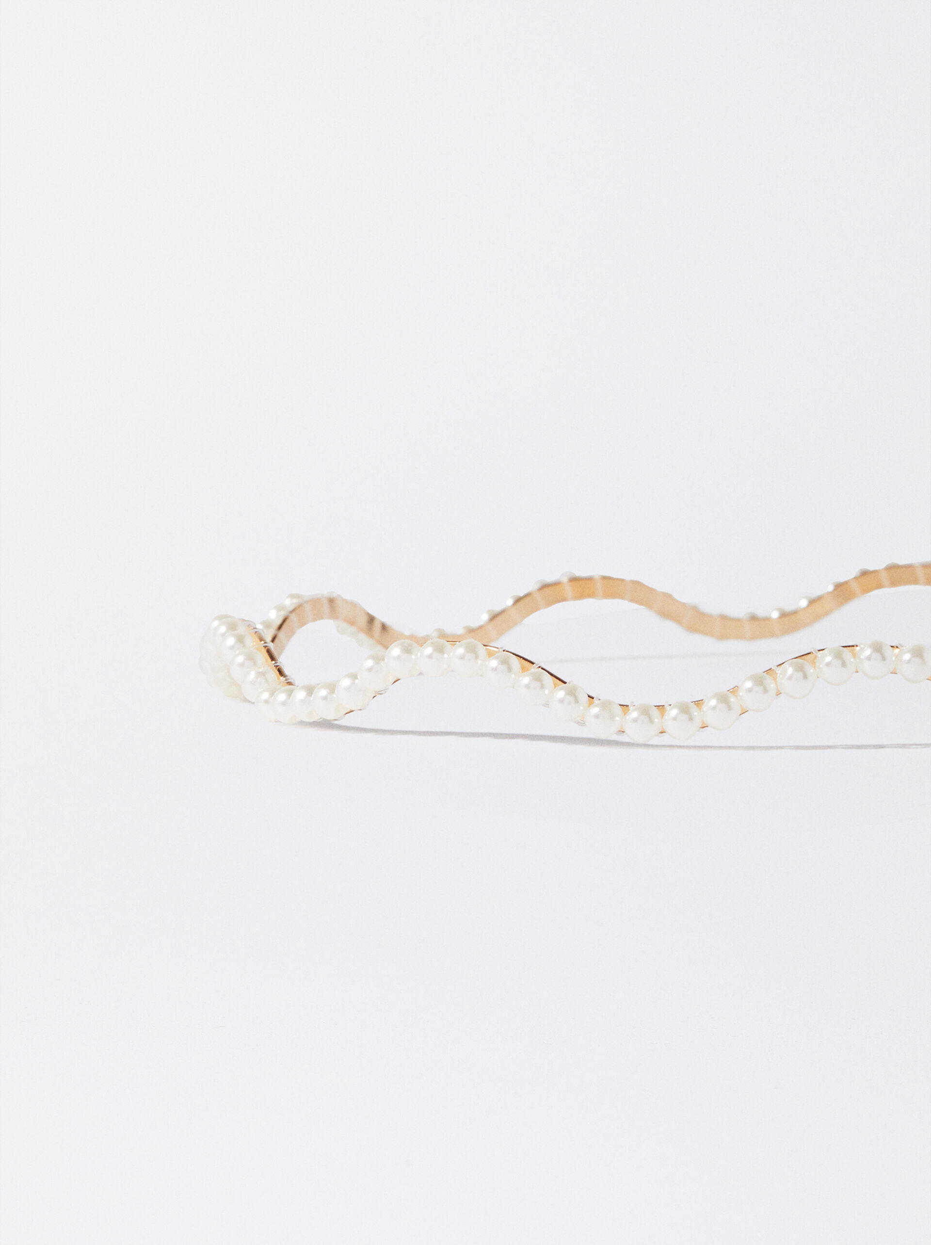 Unregelmäßiges Stirnband Mit Perlen image number 1.0