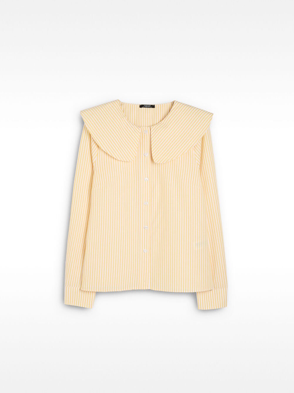 Baby collar striped shirt