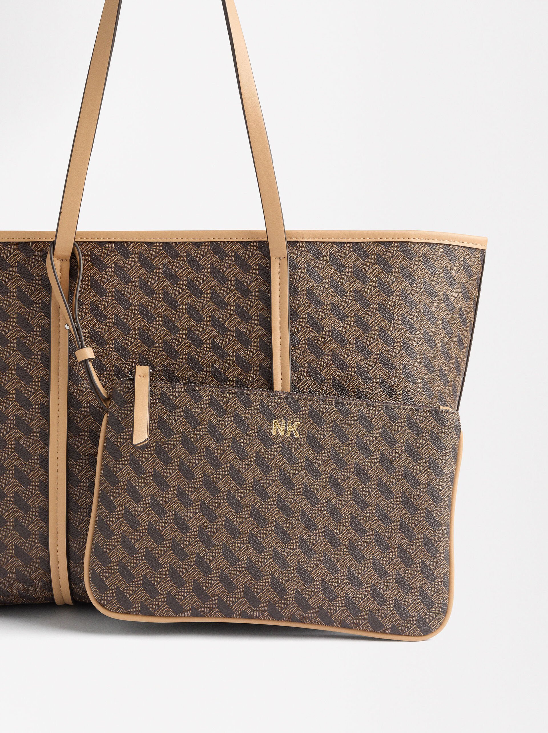 Bolso shopper estampada image number 1.0