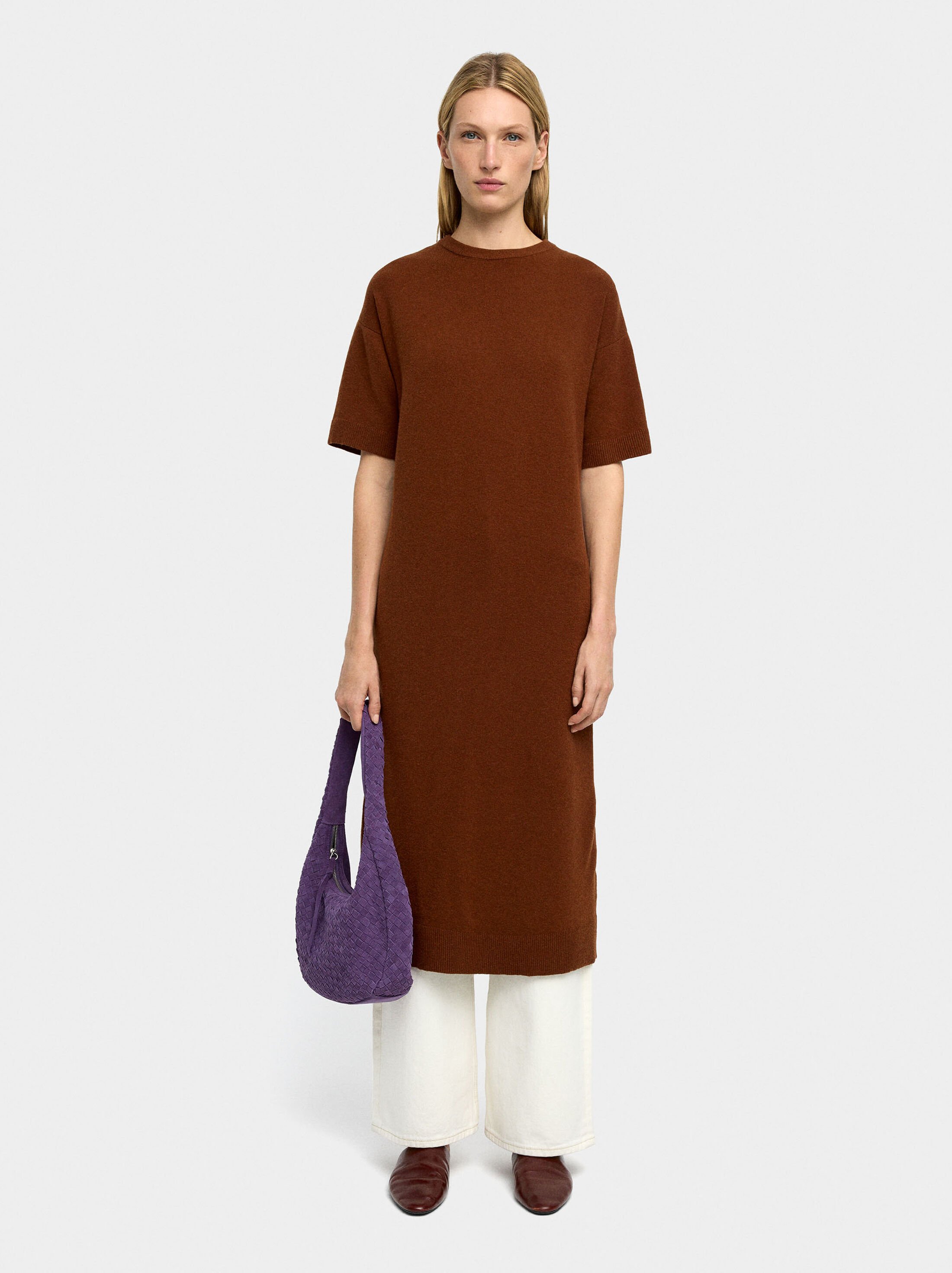 Vestit midi de punt image number 0.0