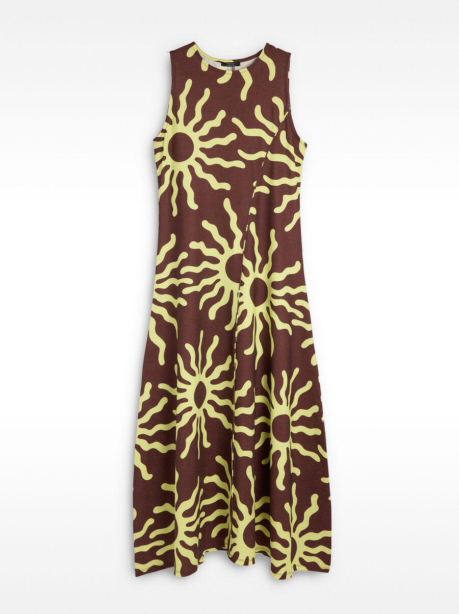 Long dress with print