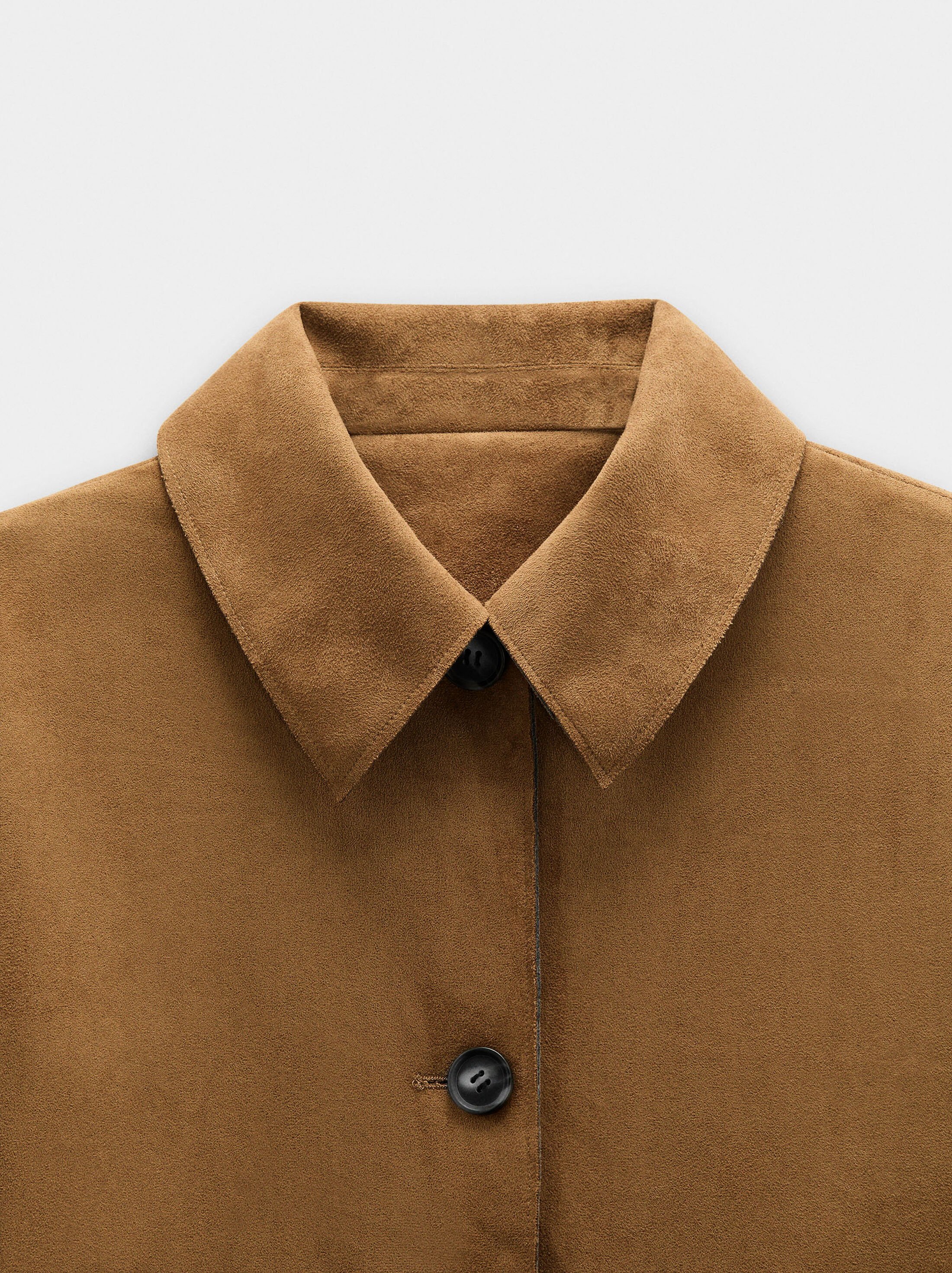 Leather-effect jacket with pockets image number 6.0