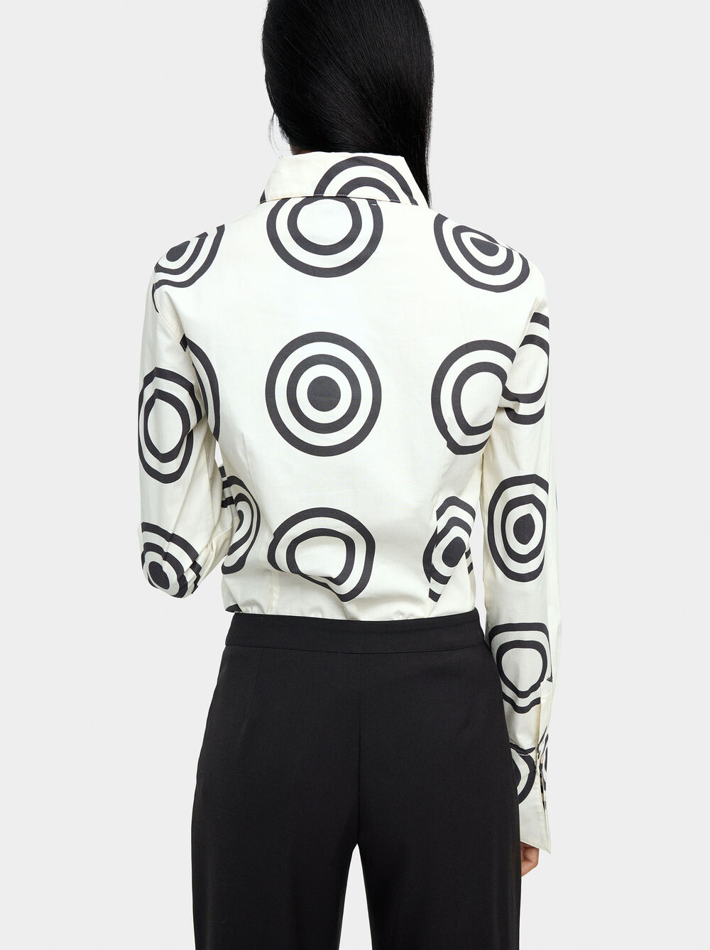 Cotton shirt with circles