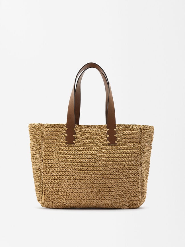 Straw-Effect Tote Bag image number 0.0