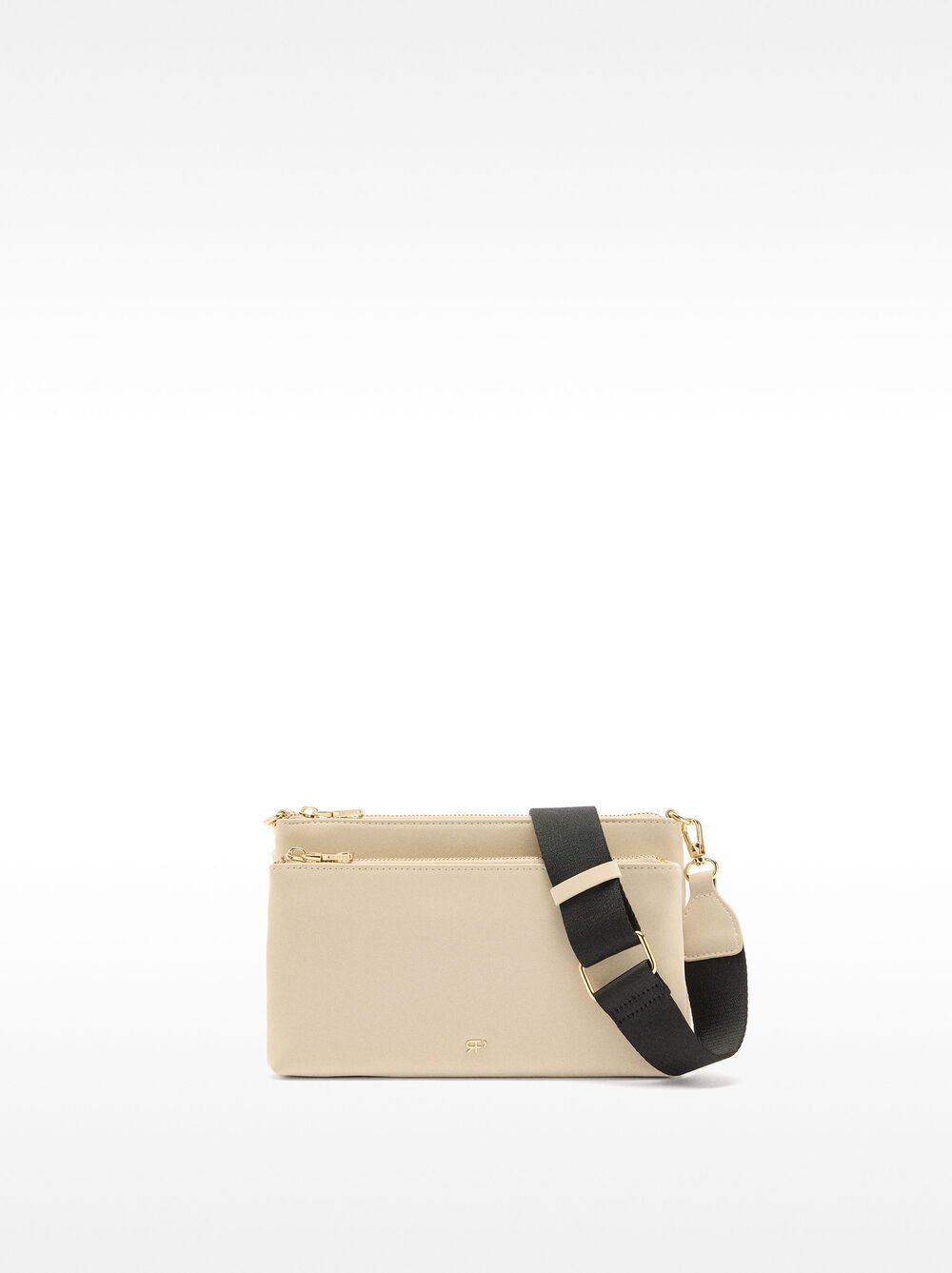 Crossbody bag with soft texture