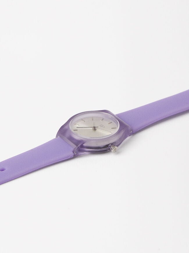 Watch With Silicone Strap image number 1.0