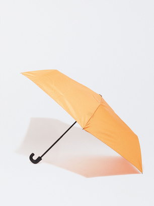 Parapluie Moyen, Marron Clair, hi-res