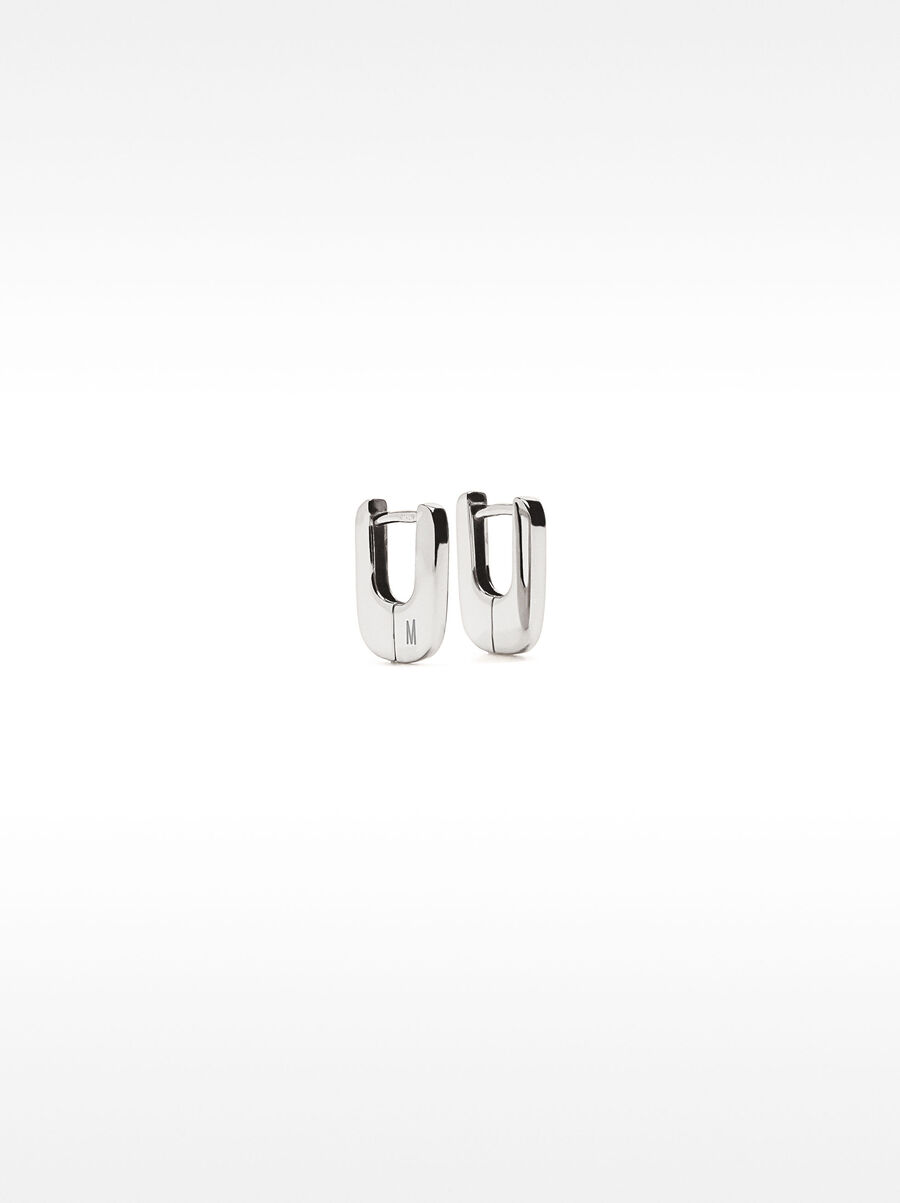 Short hoop earrings - 925 sterling silver