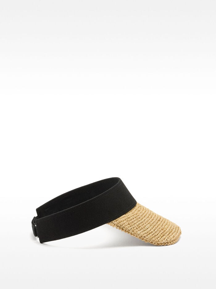 Visera de rafia