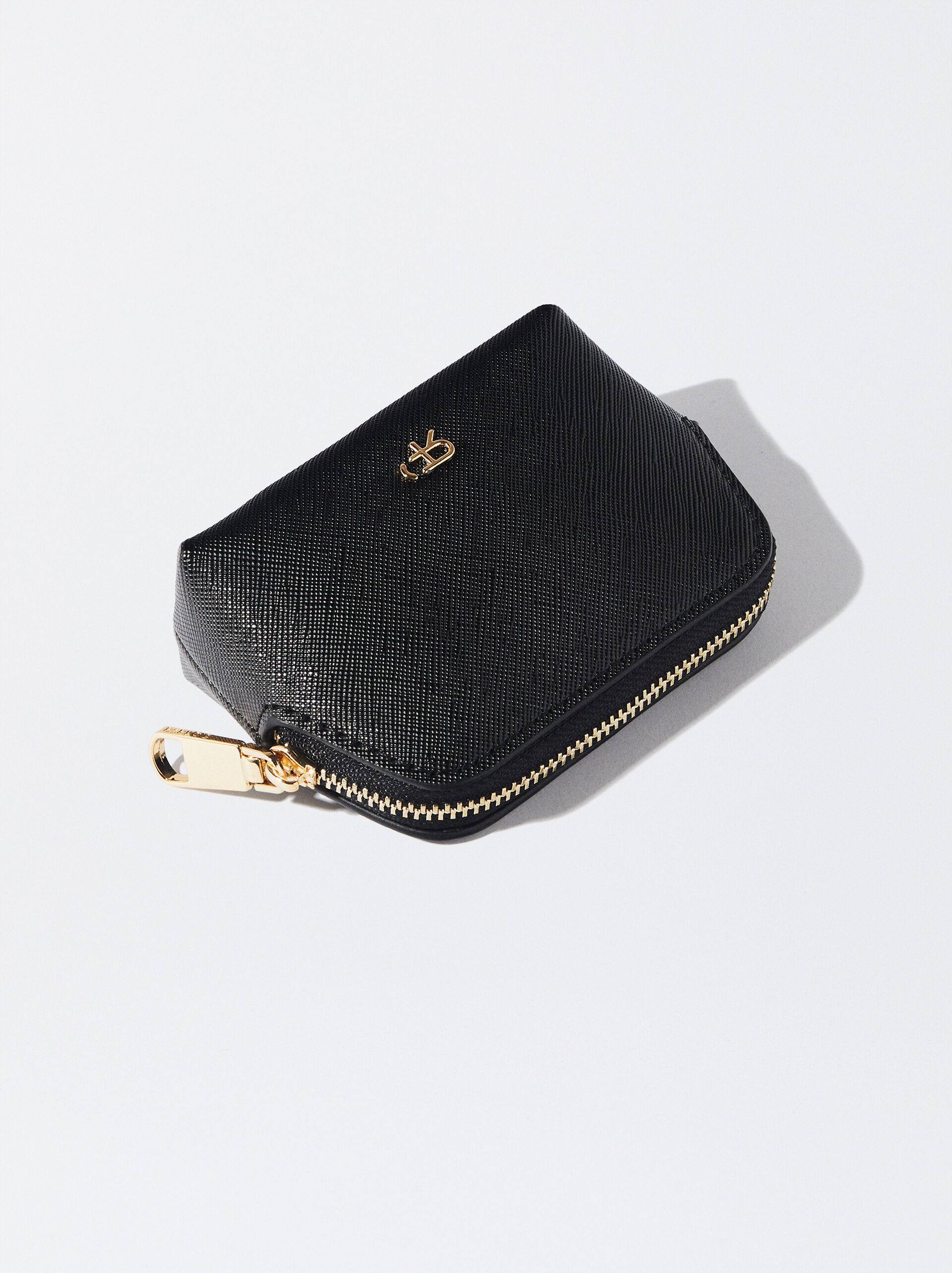 Coin purse with zip fastening image number 1.0
