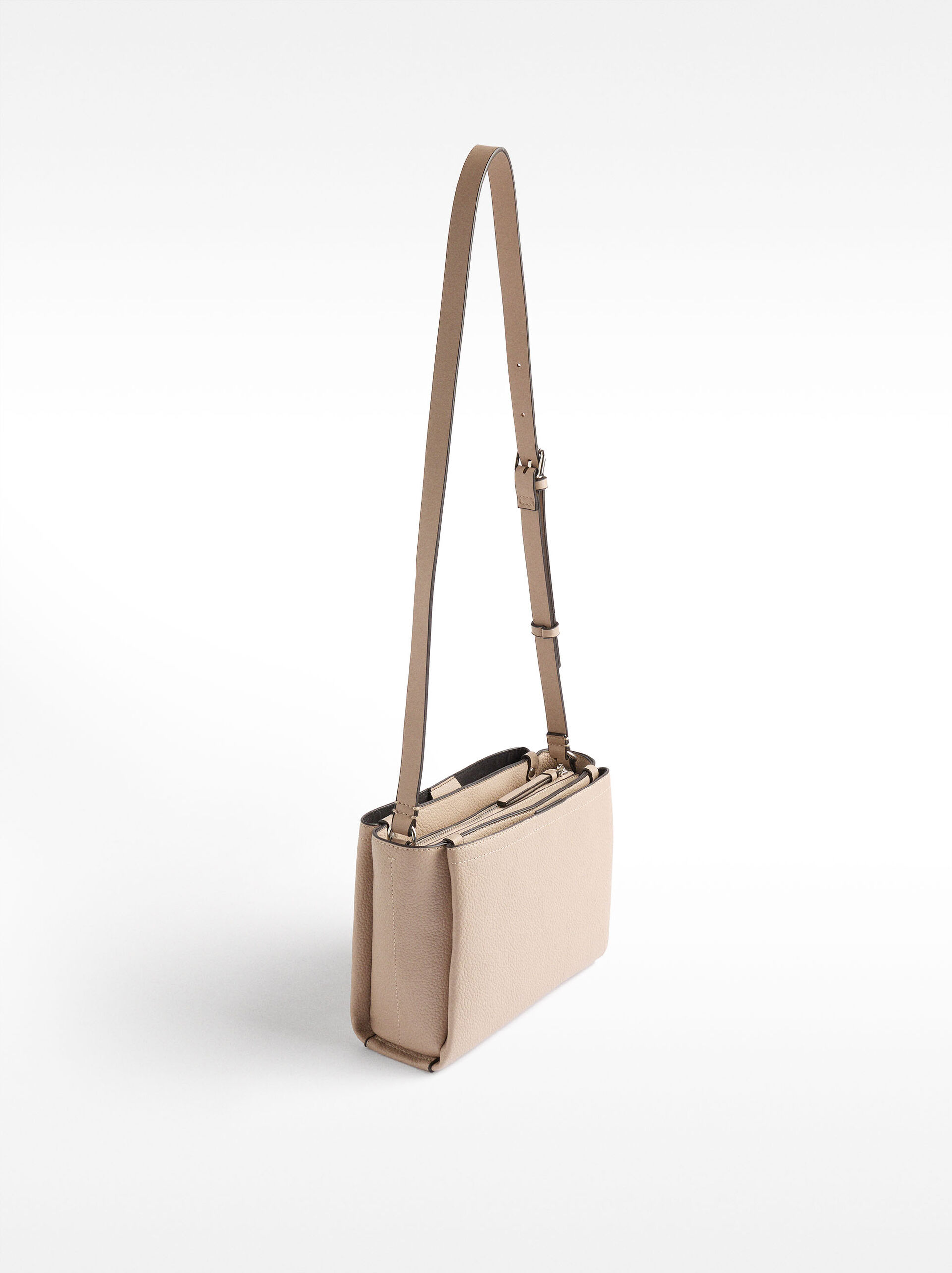 Crossbody bag with texture image number 2.0
