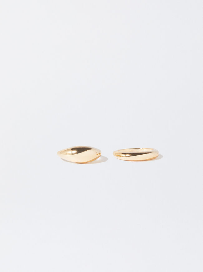 Set Of Gold-Toned Rings image number 2.0