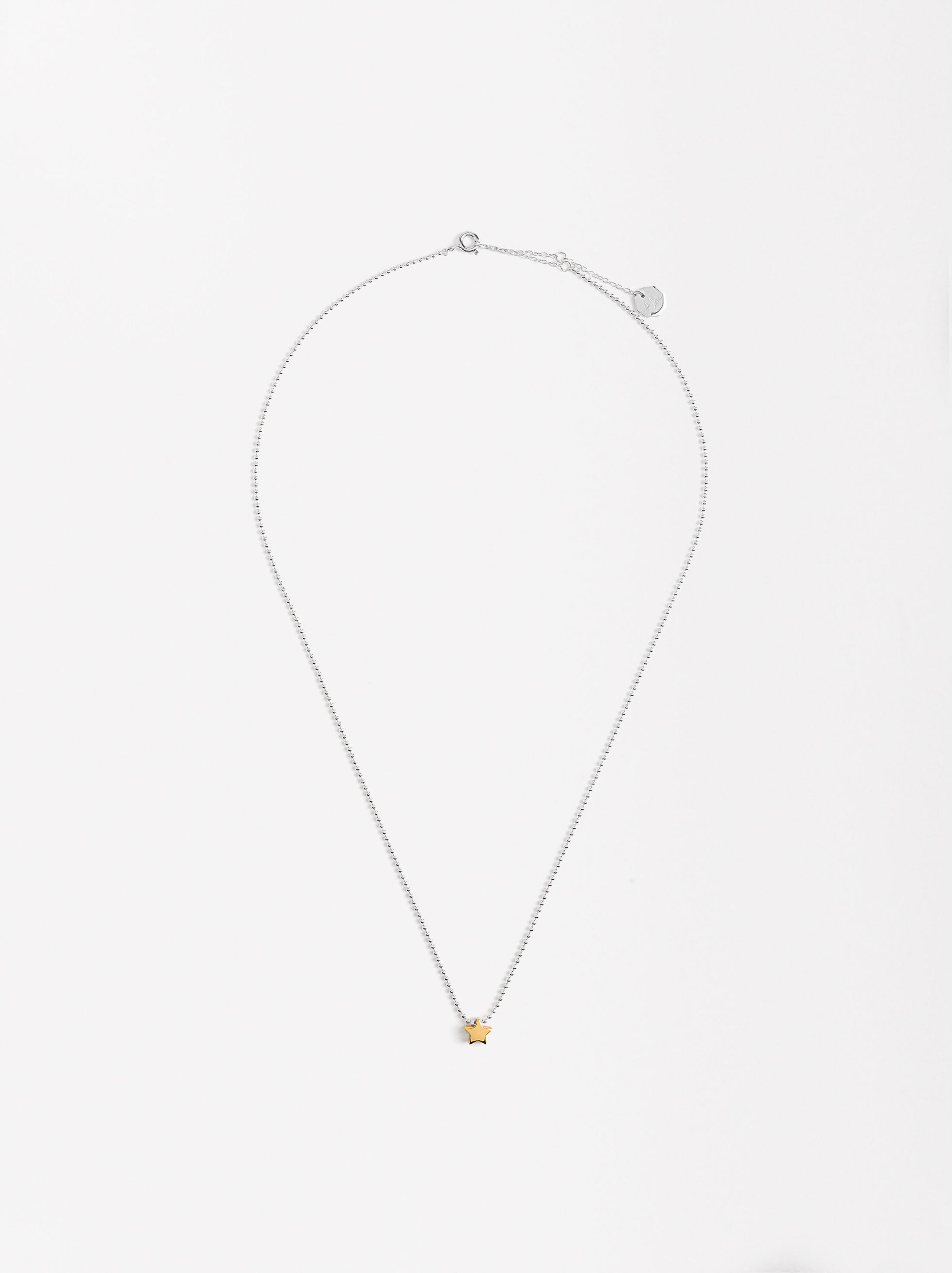 925 STERLING SILVER BASIC Collaret Platejat image number 0.0