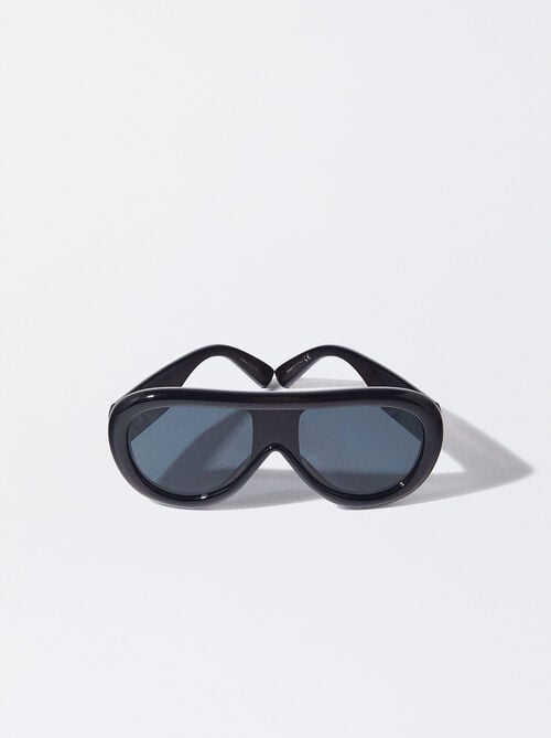 Ovale Sonnenbrille