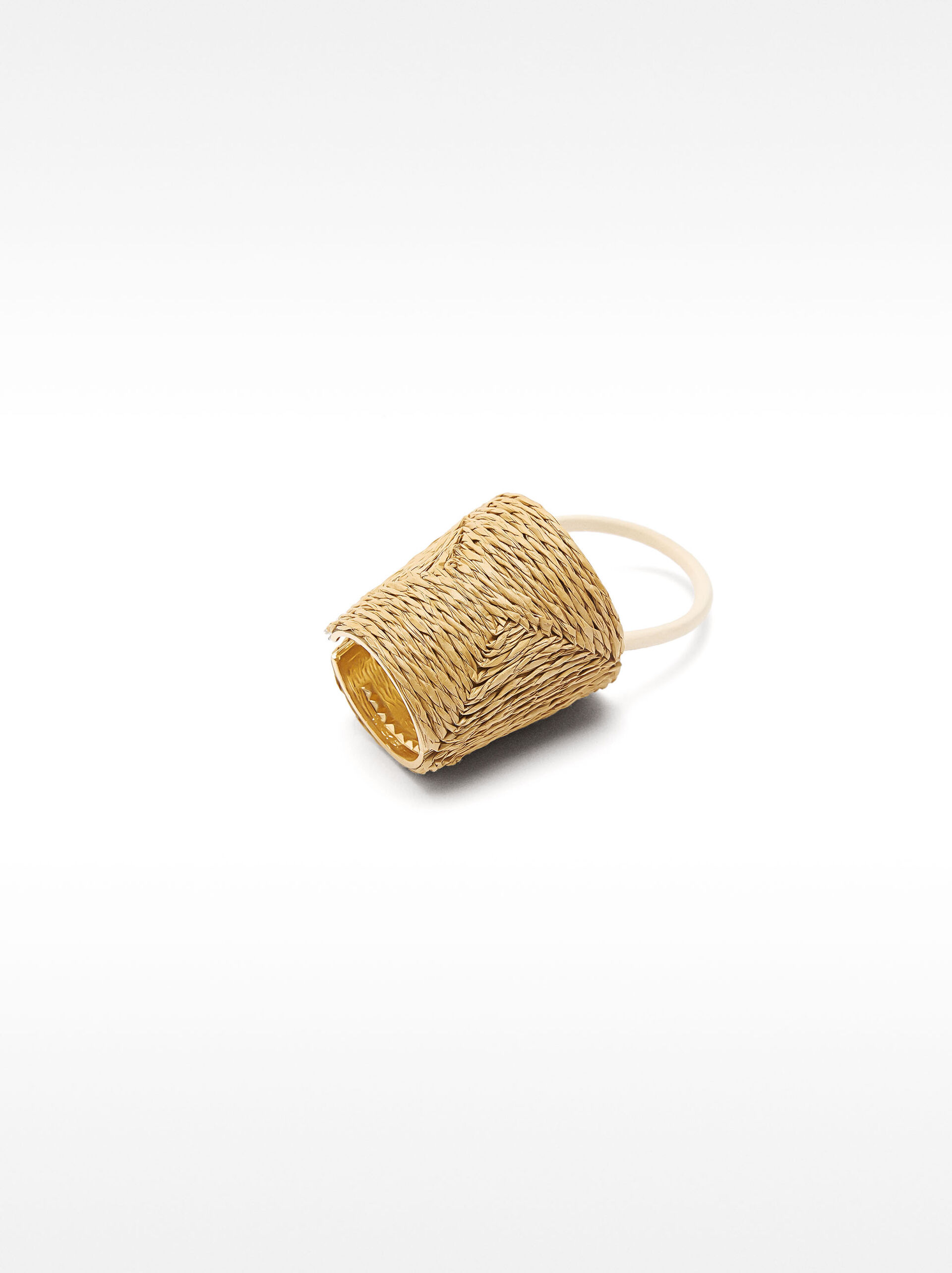 Haargummi mit Rafia-Schmuck image number 0.0