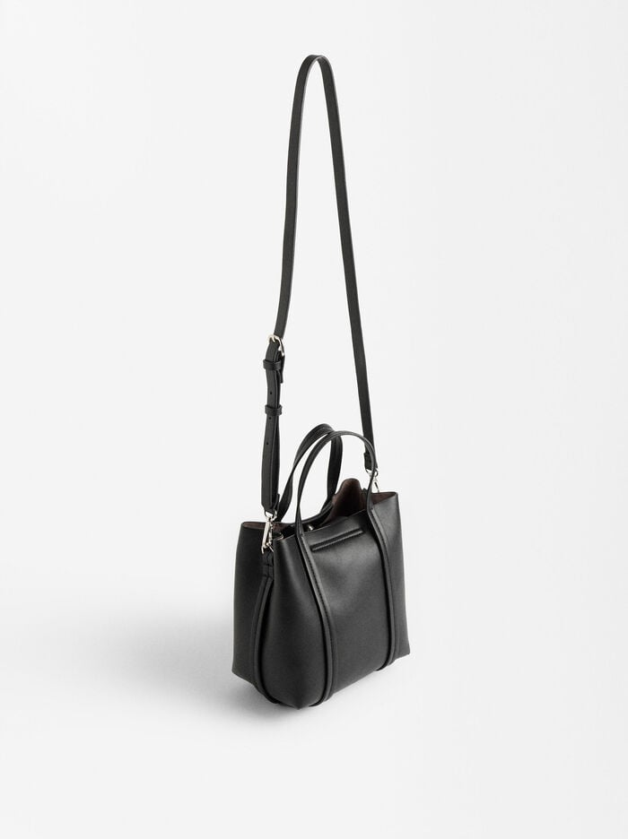 Bolso tote con bandolera 