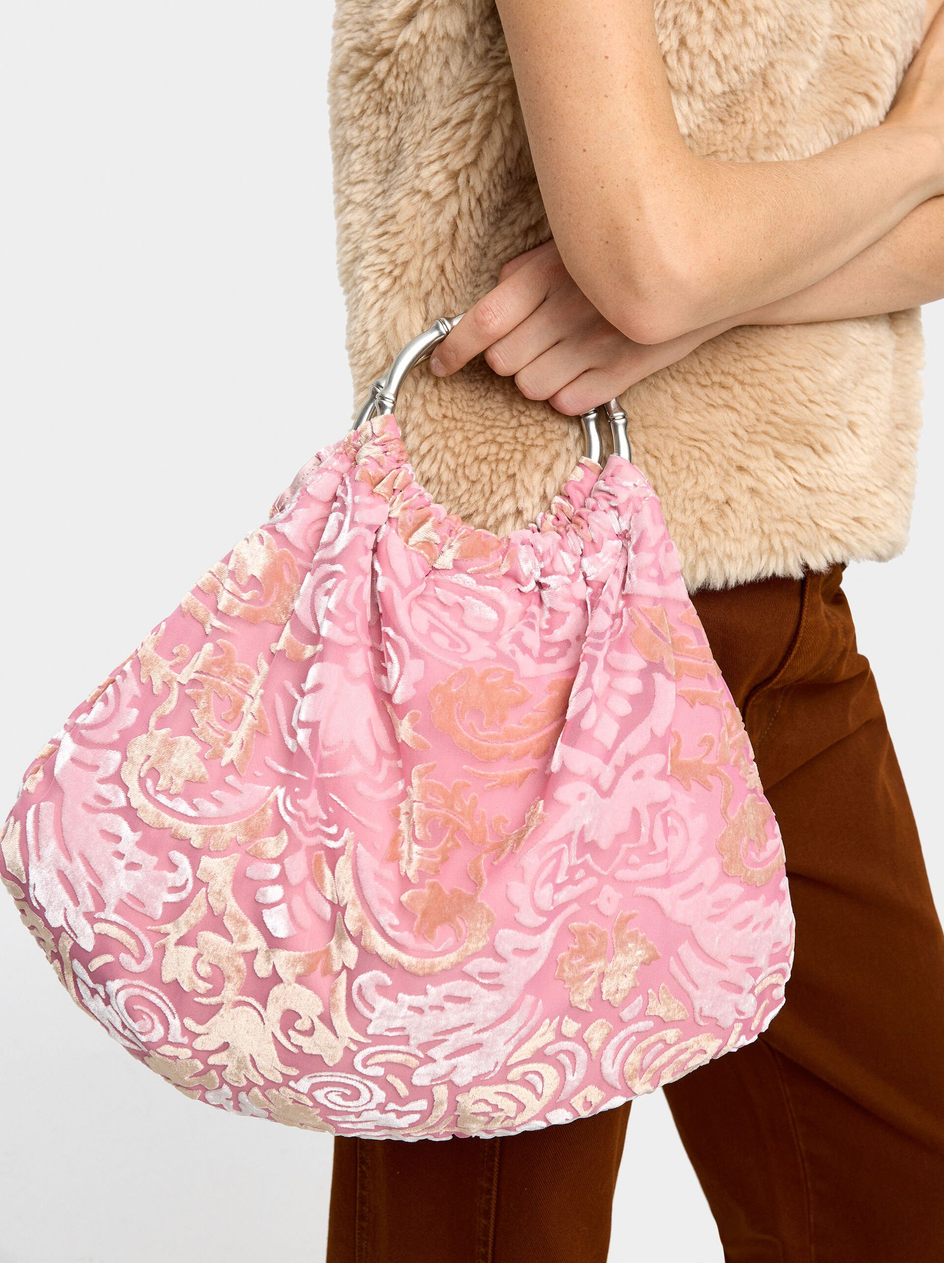 Fabric handbag image number 5.0