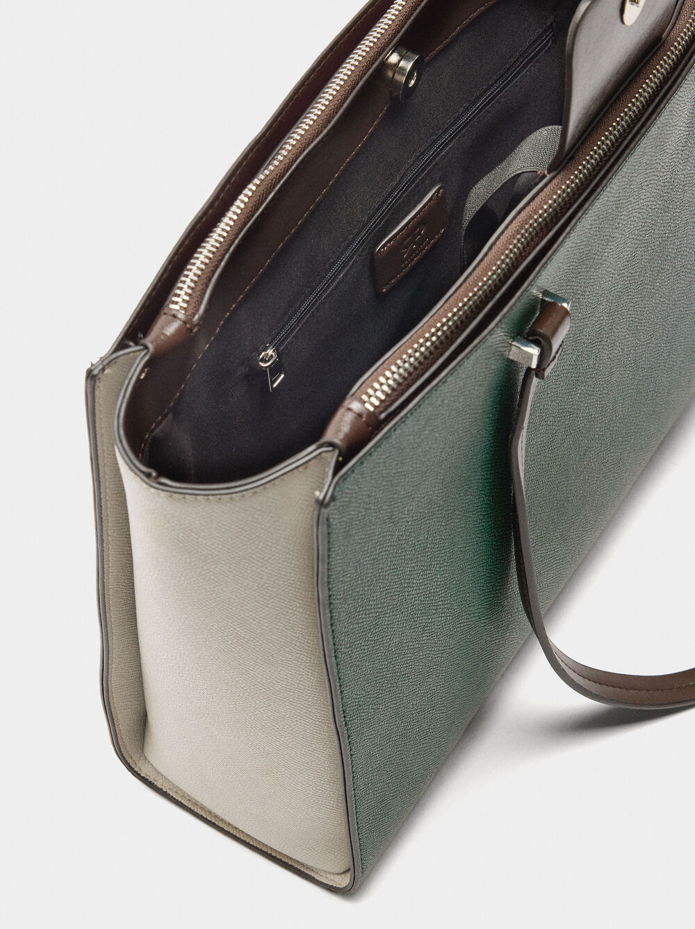 Tasche Shopper Colorblock