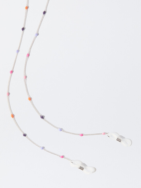 Chain For Glasses With Enamel, Multicolor, hi-res