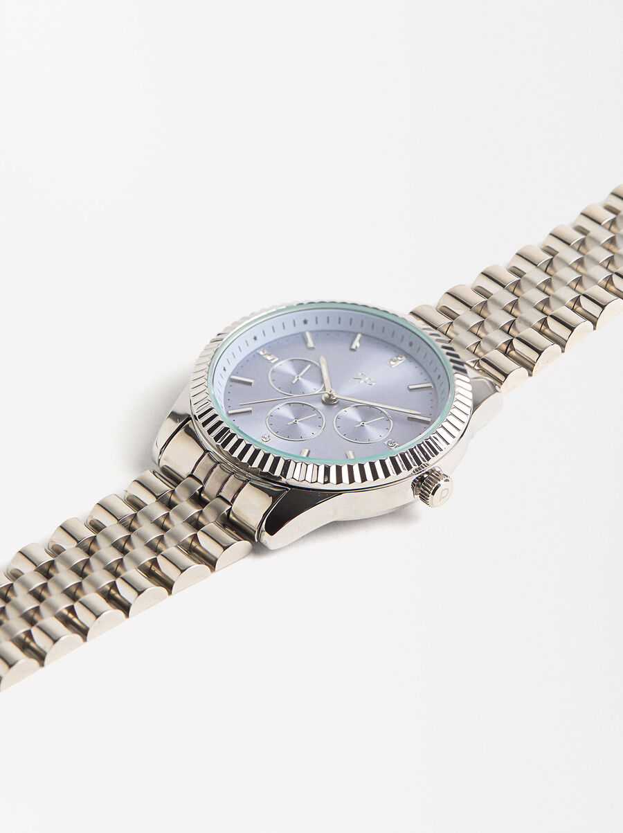 Reloj de pulsera de acero inoxidable