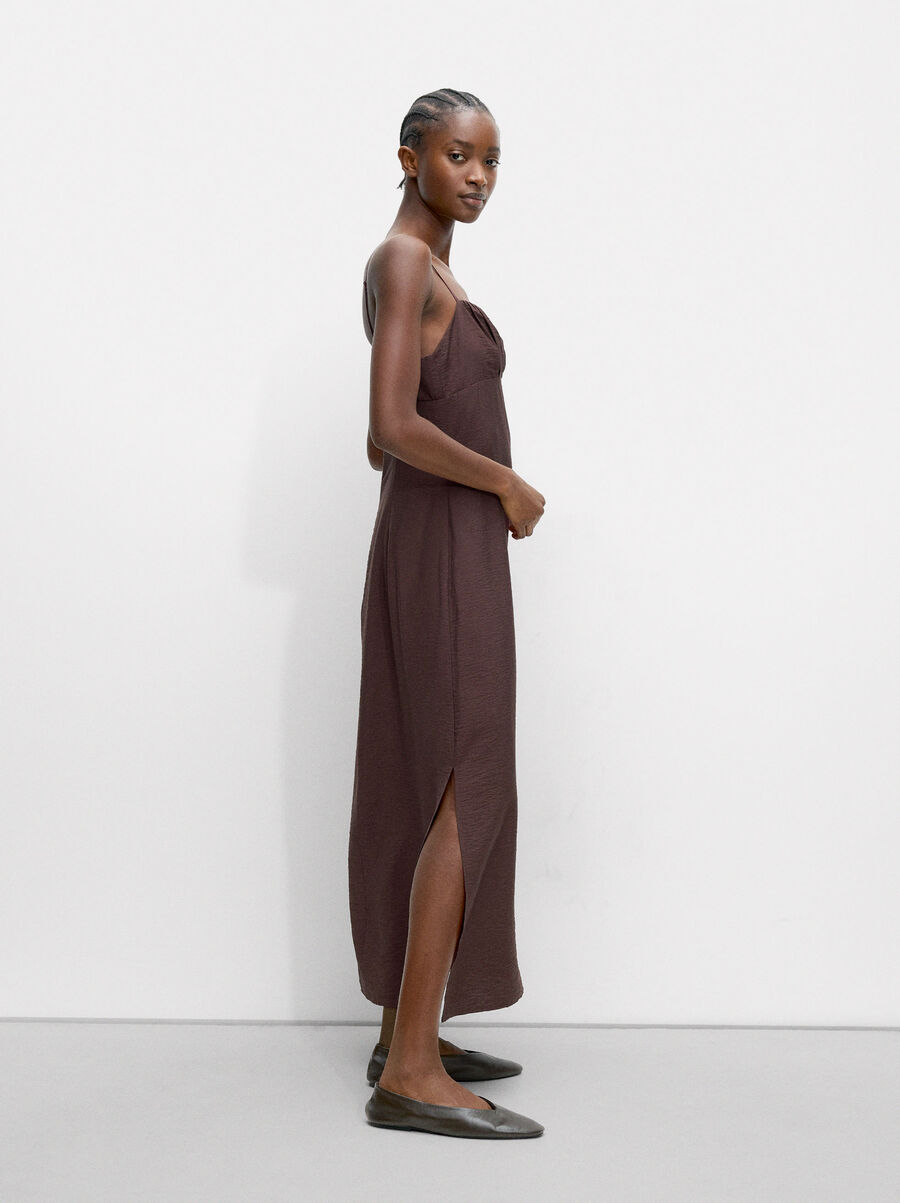 Long dress with straps