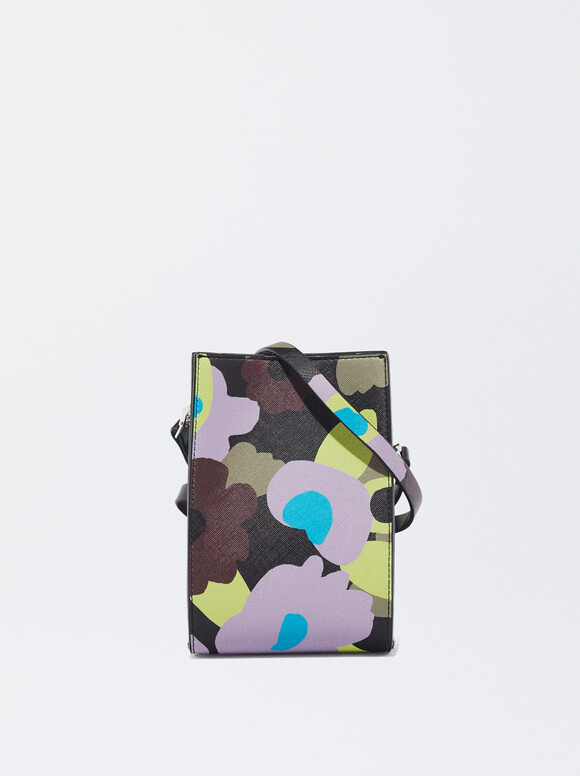 Printed Mobile Bag, Multicolor, hi-res